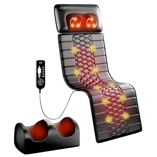 Foldable Massage Mattress Controller With Smart Heating And Timer, Perfect For Full-body Relaxation At Home, Portable And Convenient For Home Use This Item Is Not Allowed For Sale On Amazon